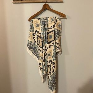 Blue Ikat Boho Chic Belle Maison Fabric